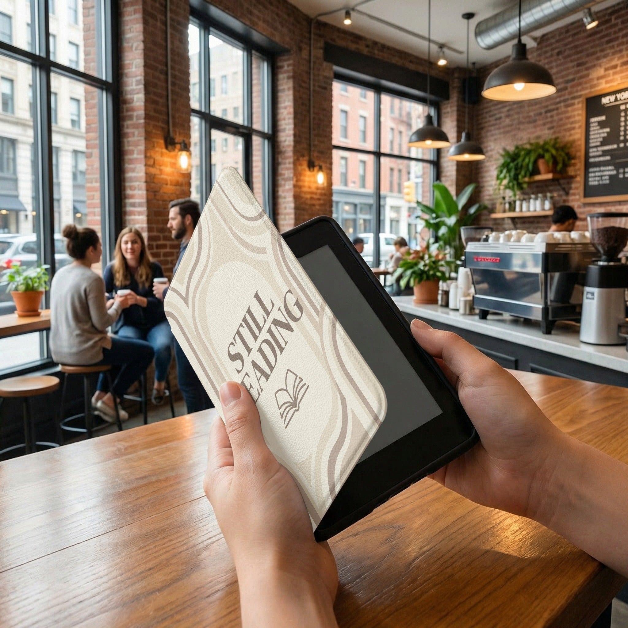 Still Reading Kindle Case — Fits Paperwhite & Colorsoft — Cozy Reader Gift