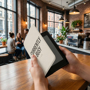 Currently Busy Sarcastic Kindle Case - Don't Disturb Reader Gift