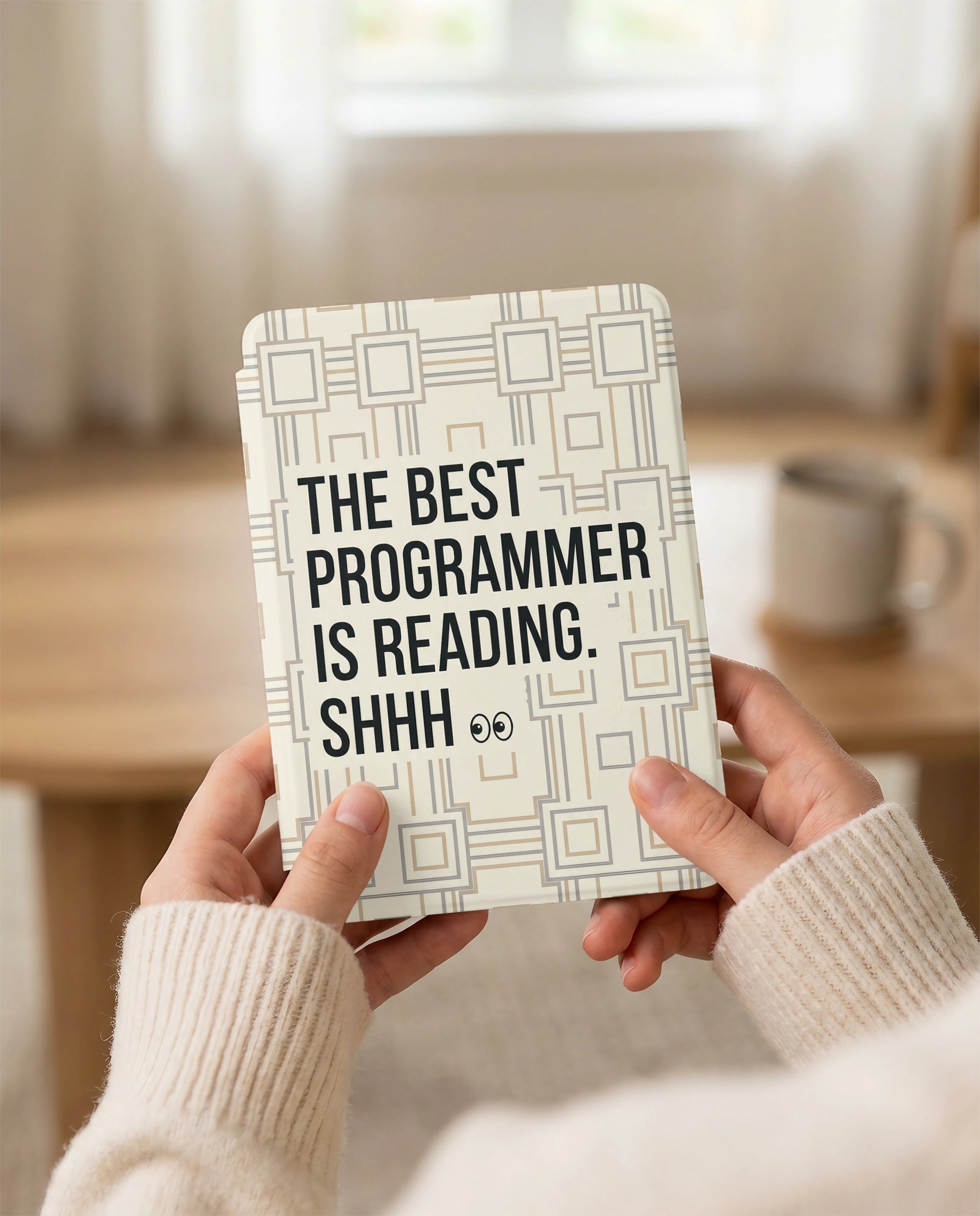 The Best Programmer Is Reading Sarcastic Kindle Case - Coder Gift