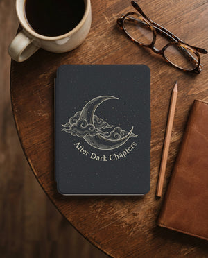 After Dark Chapters Kindle Case — Minimalist Moon Quietest