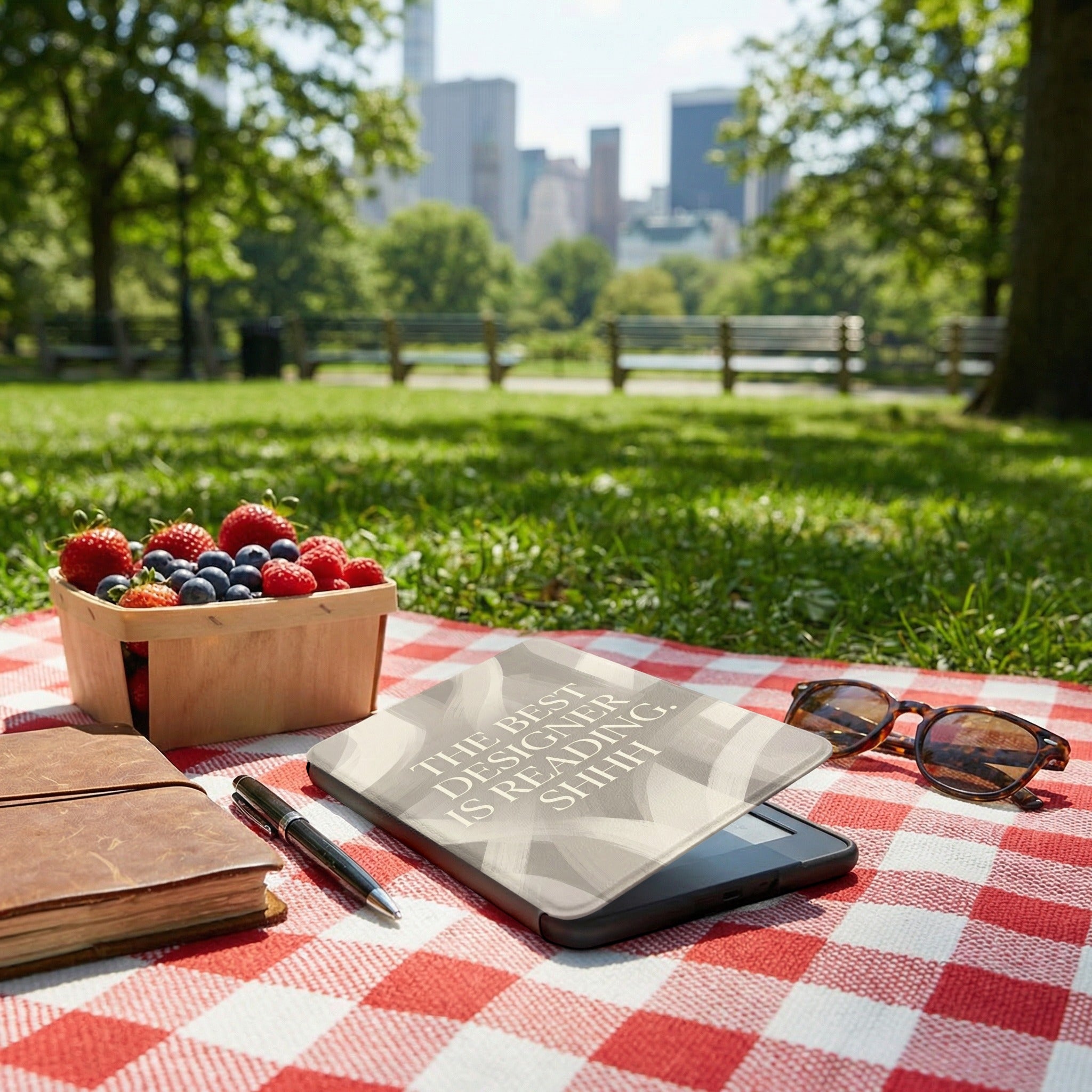 The Best Designer Is Reading Kindle Case - Fits Paperwhite & Colorsoft - Creative Gift