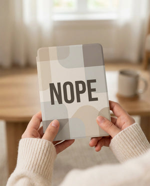 Minimal Sarcastic Kindle Case - Sarcastic Reader Gift
