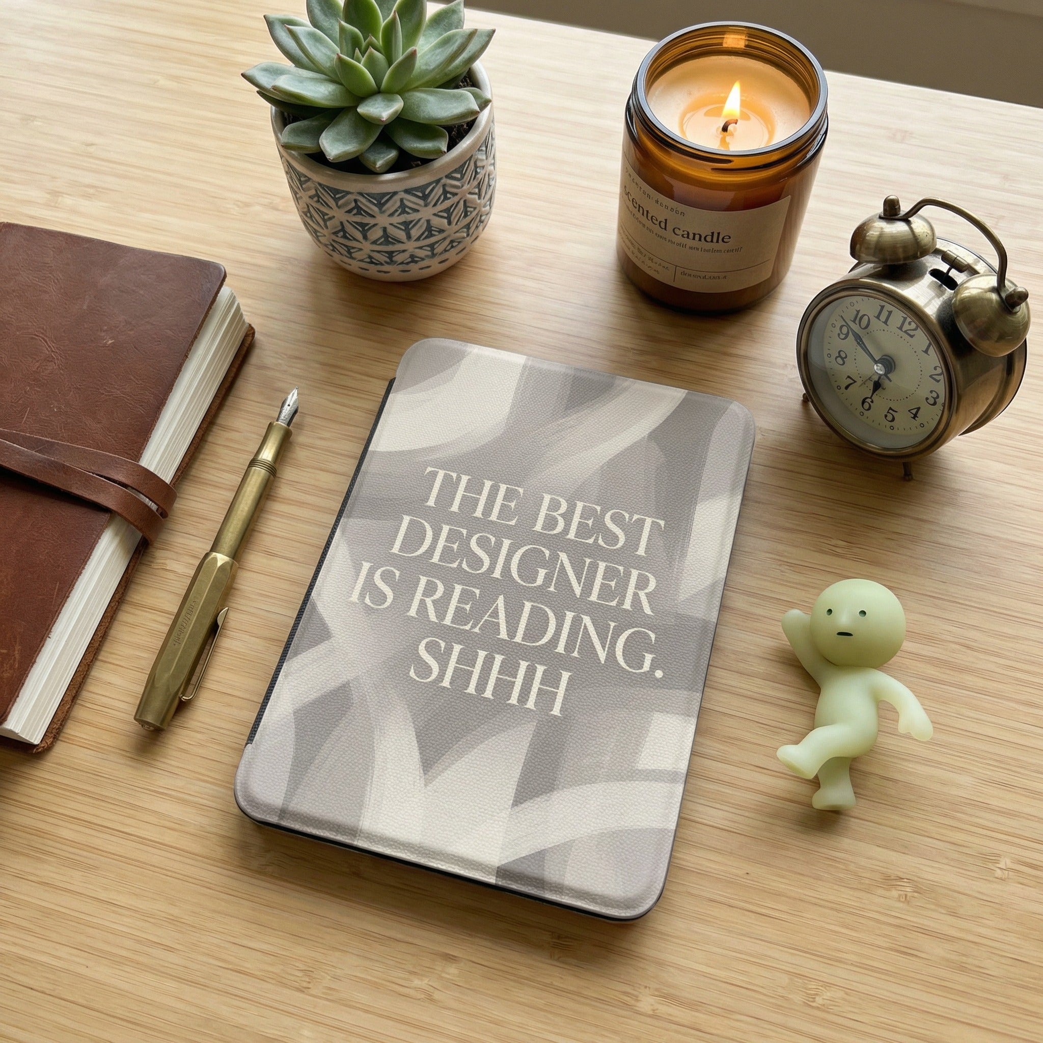 The Best Designer Is Reading Kindle Case - Fits Paperwhite & Colorsoft - Creative Gift