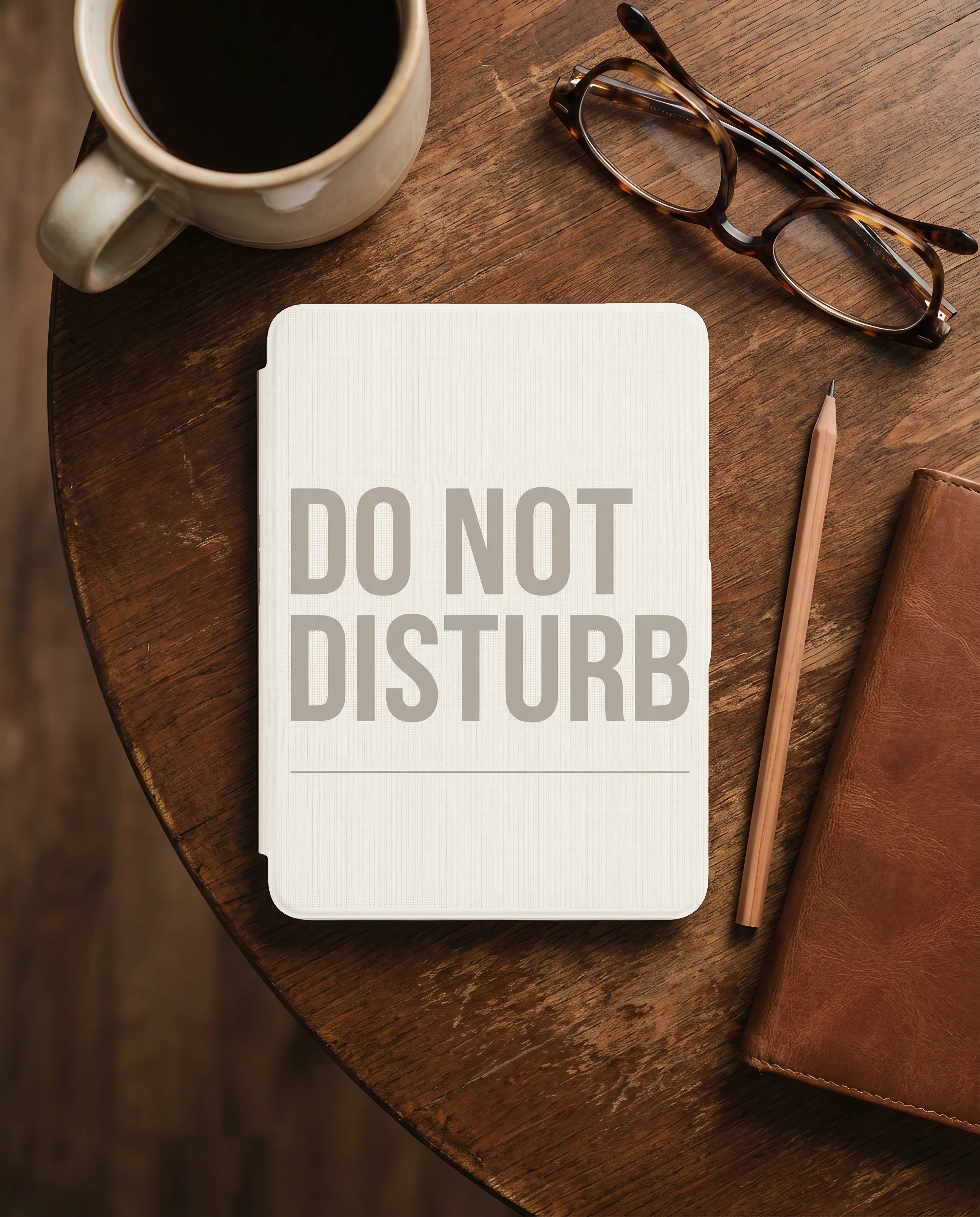 Do Not Disturb Kindle Paperwhite Case - Introvert Reader Gift