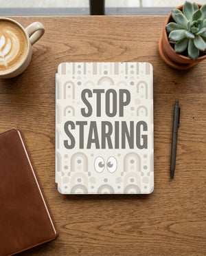Stop Staring Sarcastic Kindle Case - Anti-Social Reader Gift