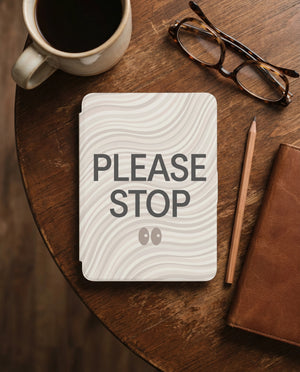 Please Stop Kindle Colorsoft Case - Introvert Book Lover Gift