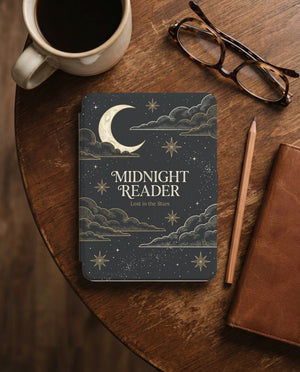 Midnight Reader Kindle Paperwhite Case — Lost in Stars Bold
