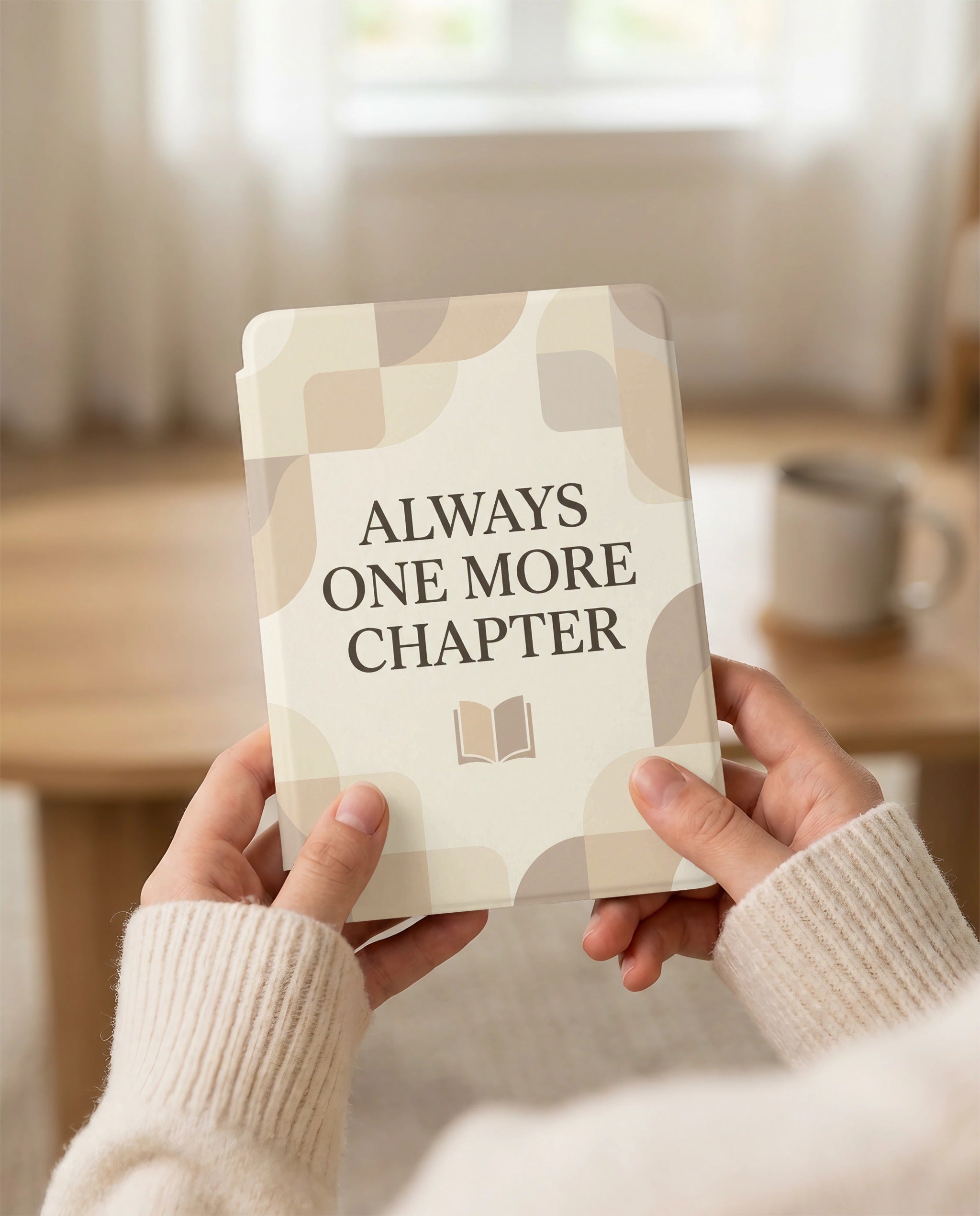 Always One More Chapter Kindle Paperwhite Case — Cozy Bookworm Gift