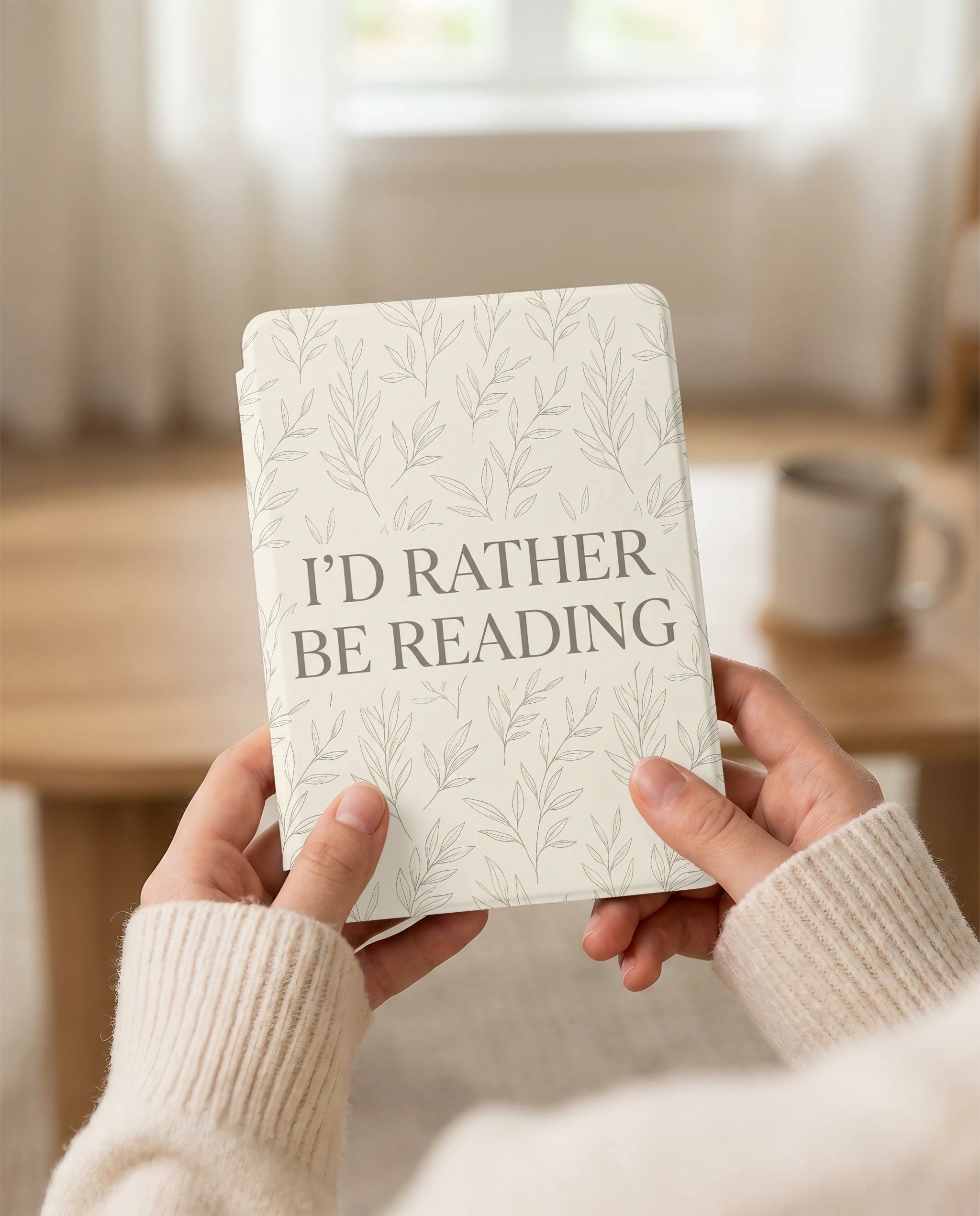 I’d Rather Be Reading Kindle Paperwhite Case - Sarcastic Reader Gift