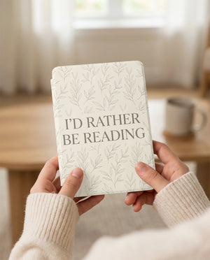 I’d Rather Be Reading Kindle Paperwhite Case - Sarcastic Reader Gift