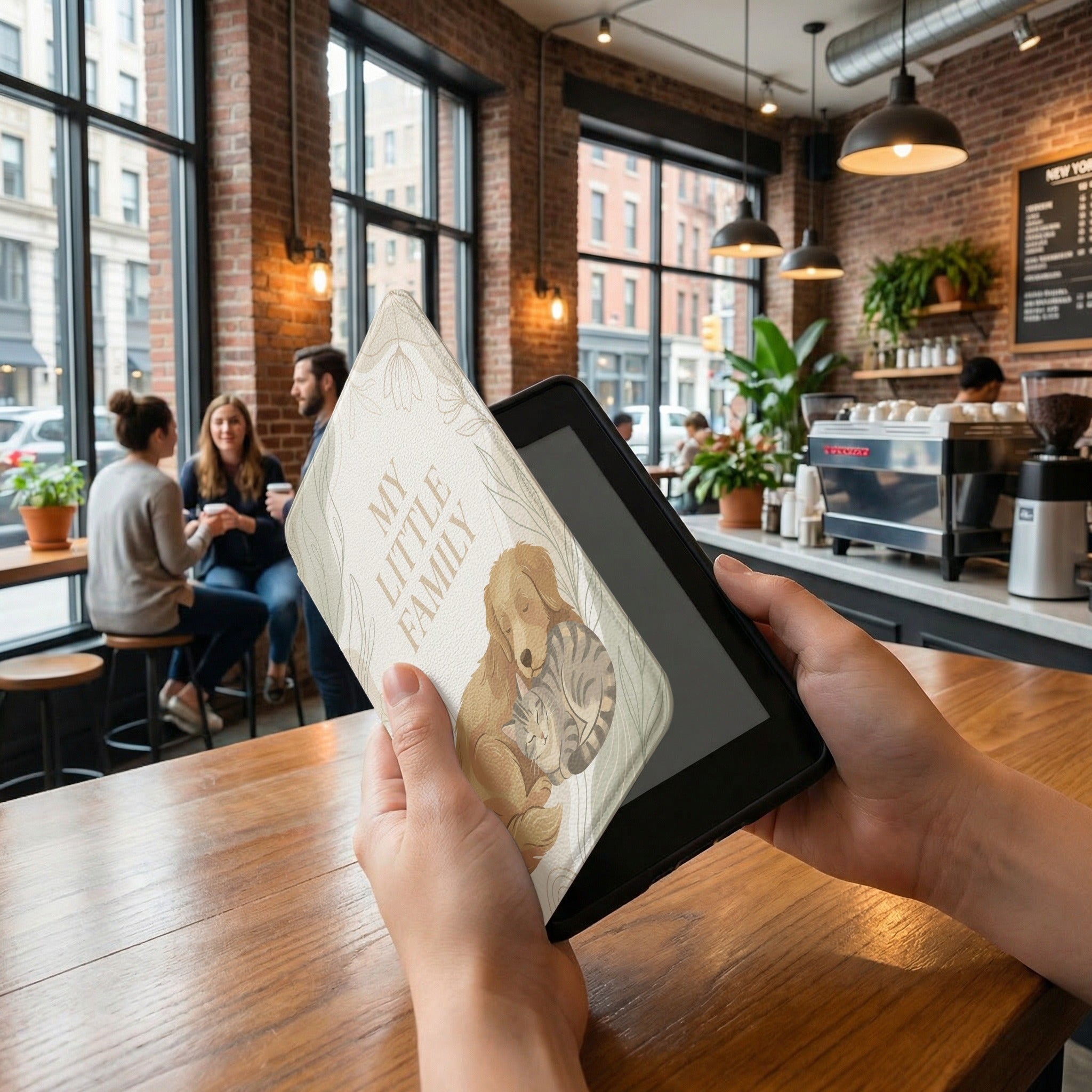 Custom Dog & Cat Kindle Case — My Little Family