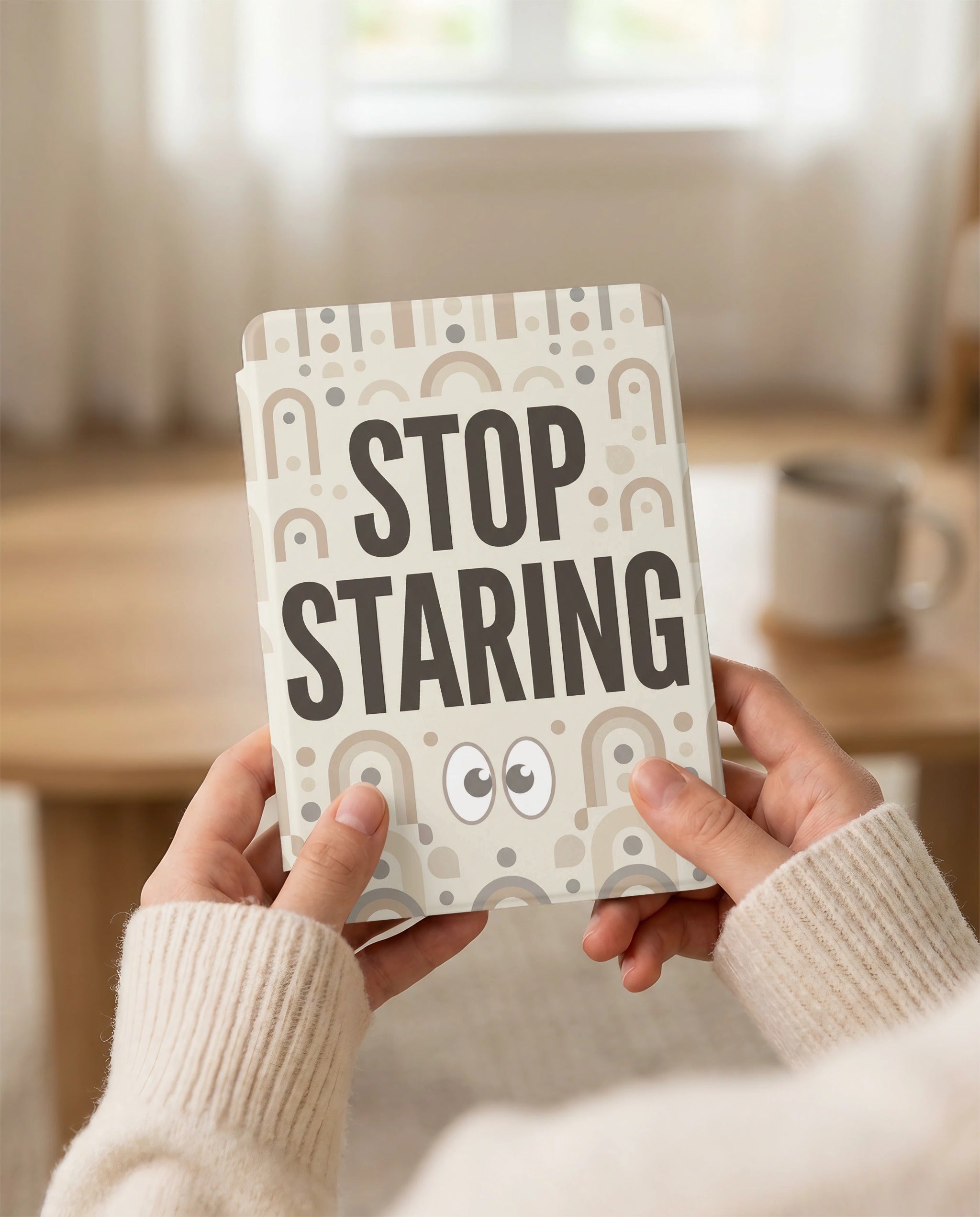 Stop Staring Sarcastic Kindle Case - Anti-Social Reader Gift