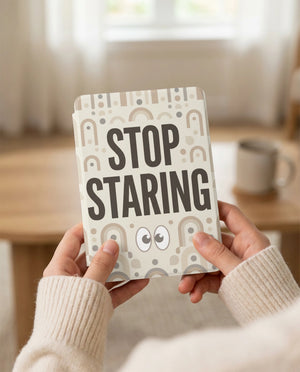 Stop Staring Sarcastic Kindle Case - Anti-Social Reader Gift