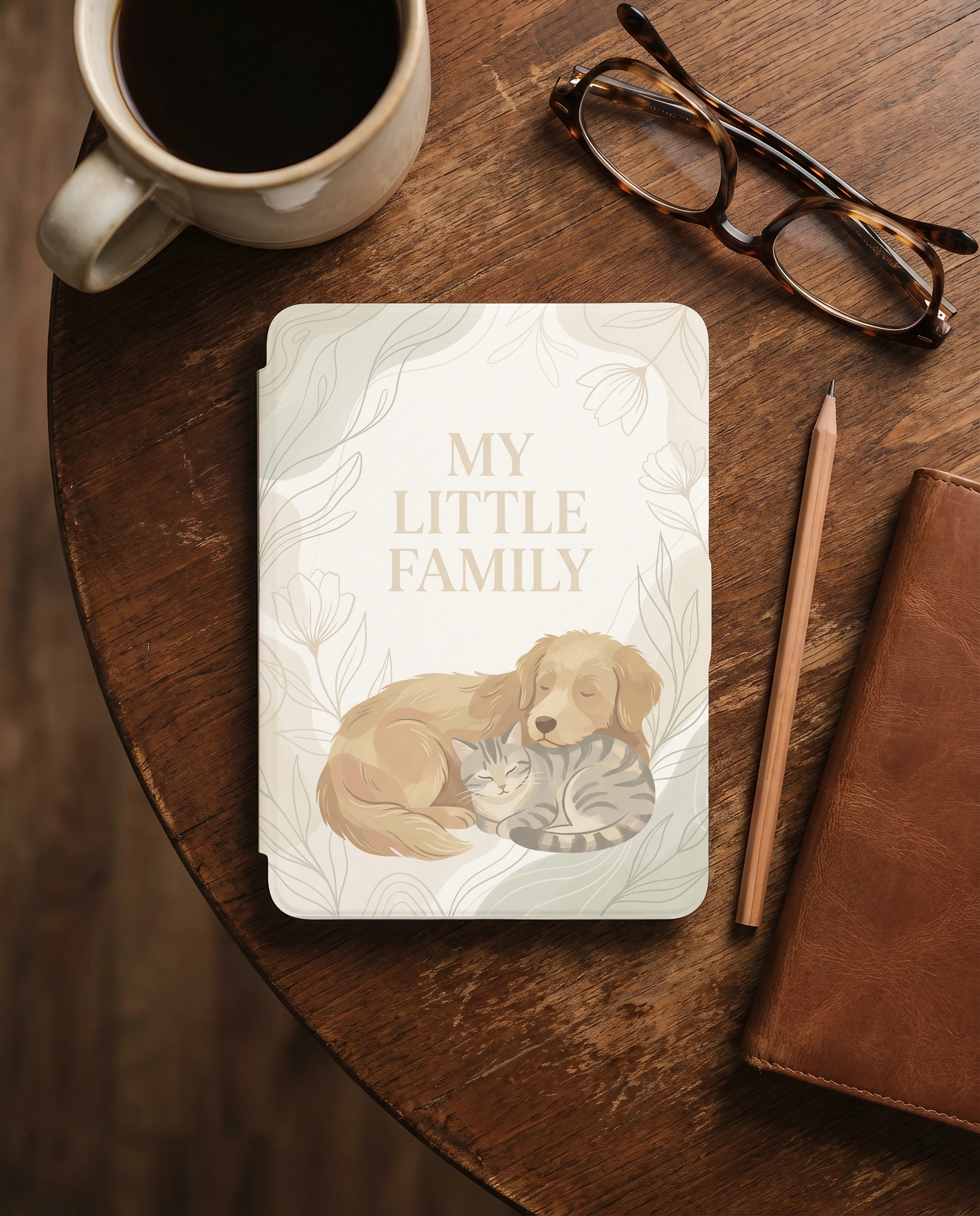 Custom Dog & Cat Kindle Case — My Little Family