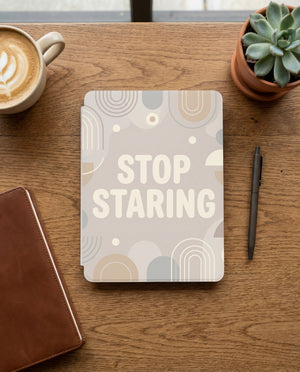 Stop Staring Sarcastic Kindle Case - Anti-Social Reader Gift