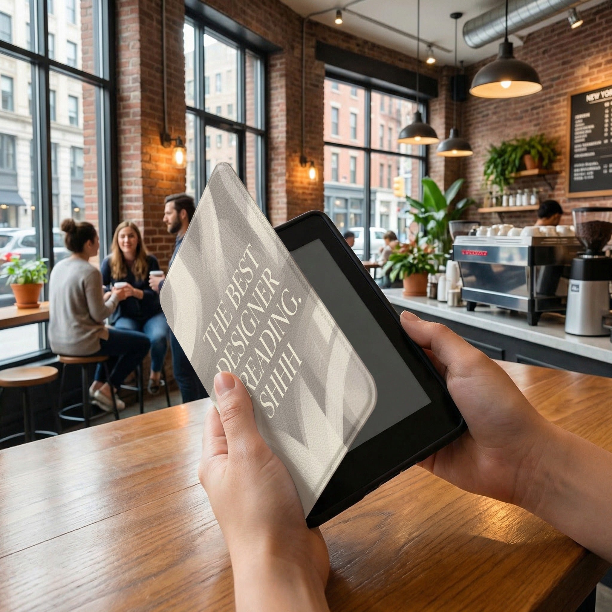 The Best Designer Is Reading Kindle Case - Fits Paperwhite & Colorsoft - Creative Gift
