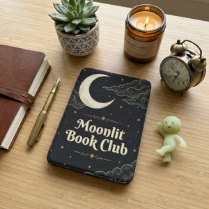 Moonlit Book Club Kindle Colorsoft Case — Community Charcoal Warm