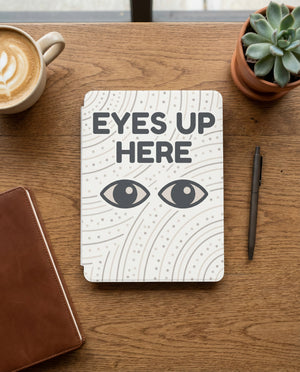Eyes Up Here Kindle Colorsoft Case - Privacy Book Lover Gift