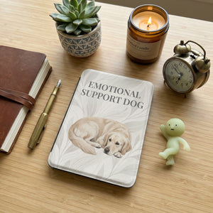 Custom 12th Gen Kindle Case - Emotional Support Dog
