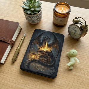 Just One More Chapter Dragon Kindle Case — Reader Gift