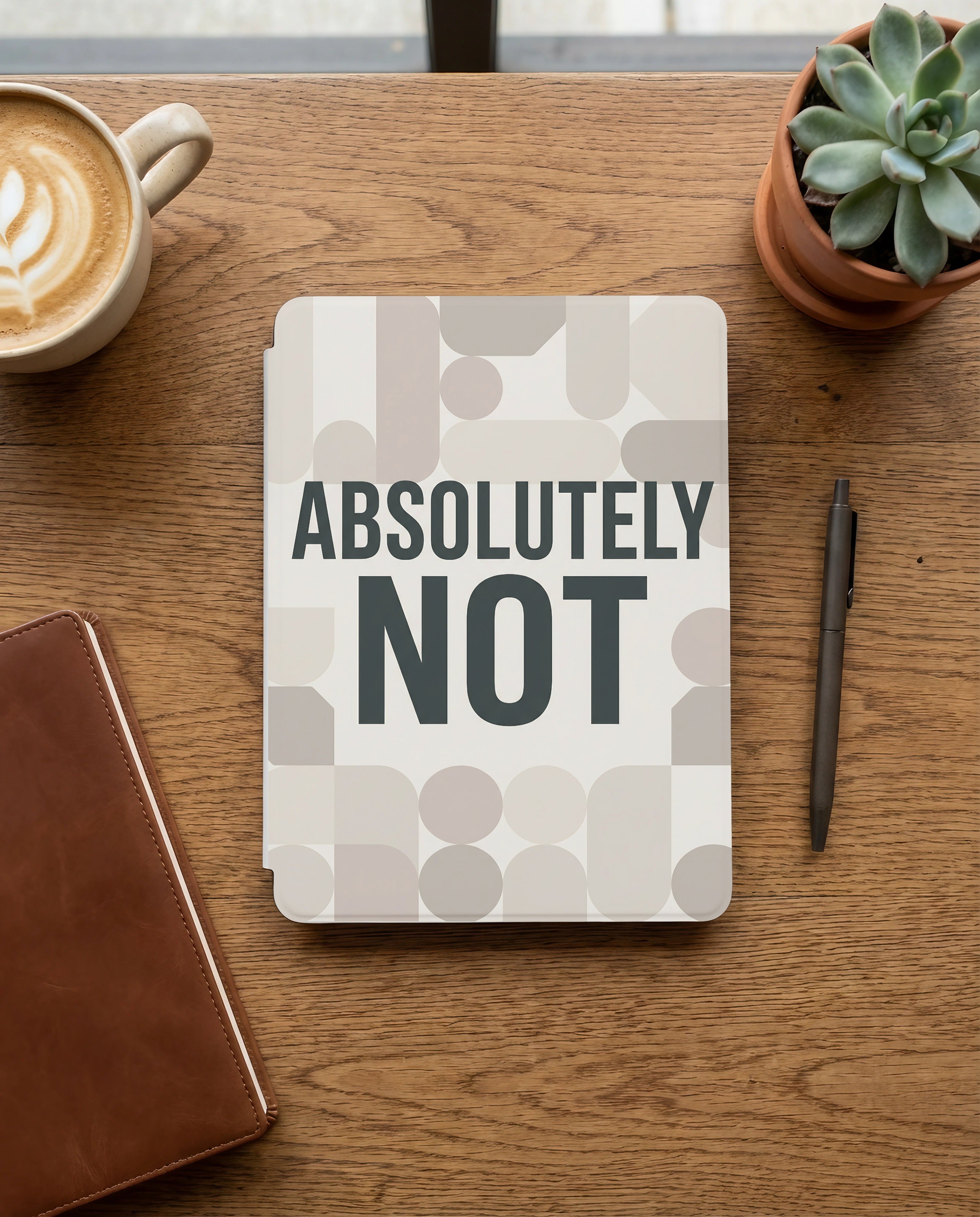 Absolutely Not Kindle Case - Fits Paperwhite & Colorsoft - Reader Gift
