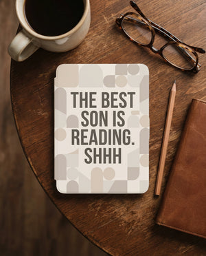 The Best Son Is Reading - Kindle Case - Book Lover Son Gift