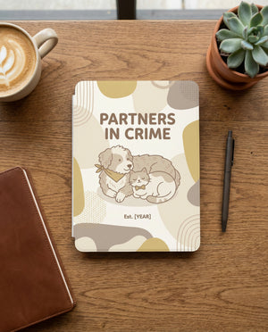 Partners in Crime — Custom Dog & Cat Kindle Case