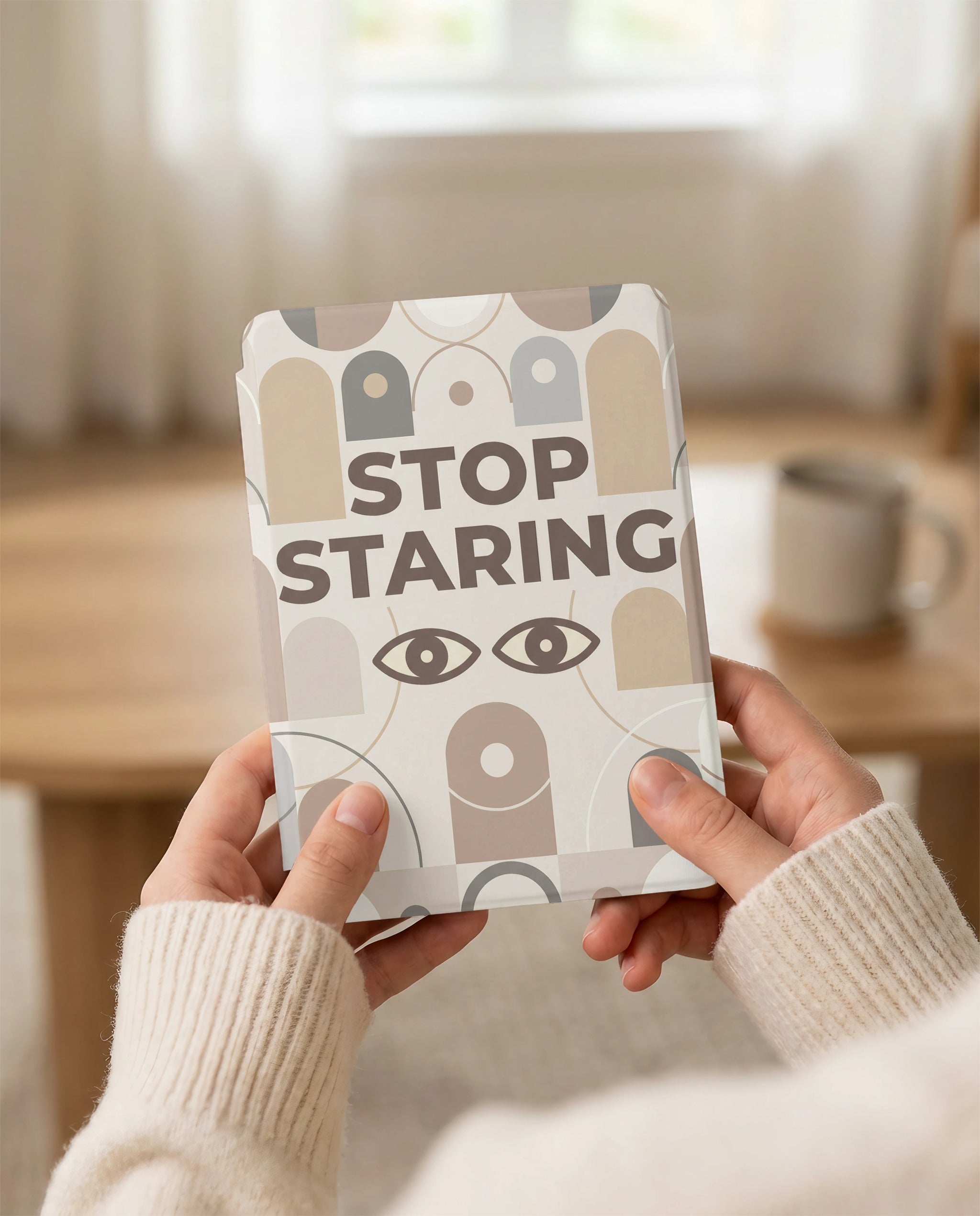 Stop Staring Kindle Paperwhite Case - Anti-Social Reader Gift