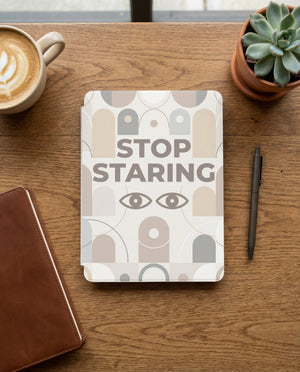 Stop Staring Kindle Paperwhite Case - Anti-Social Reader Gift