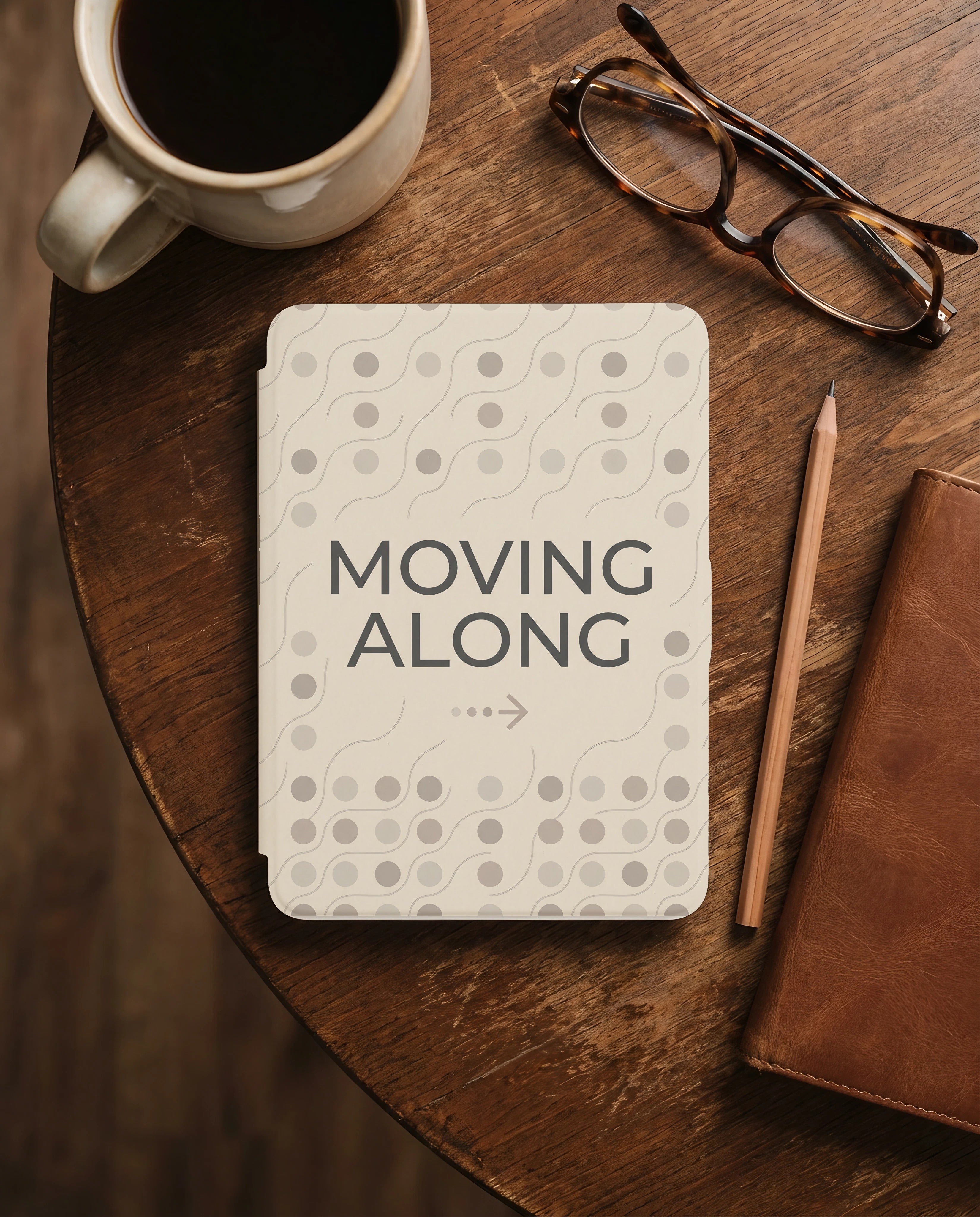 Moving Along Kindle Case - Fits Paperwhite & Colorsoft - Reader Gift