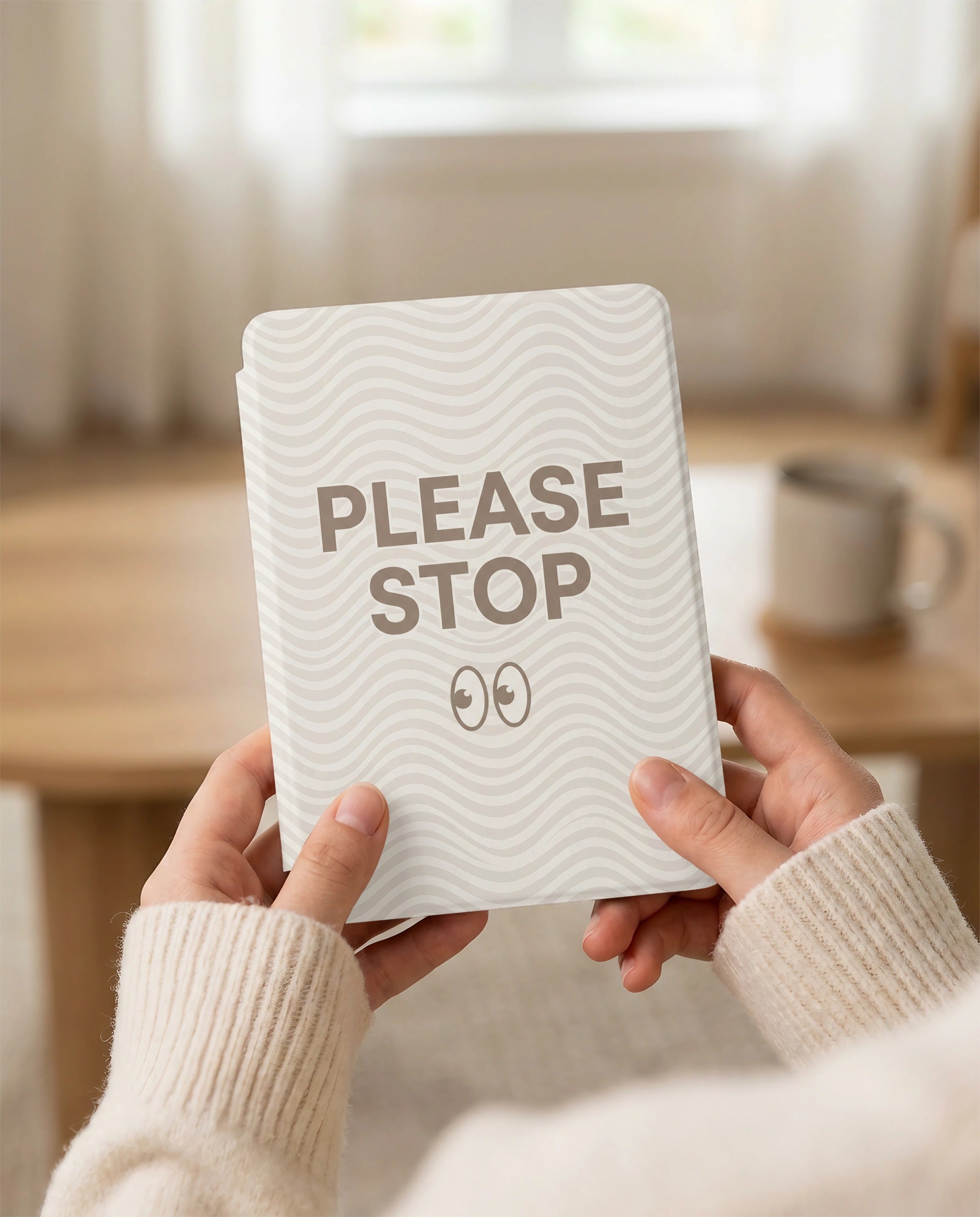 Please Stop Kindle Paperwhite Case - Introvert Reader Gift