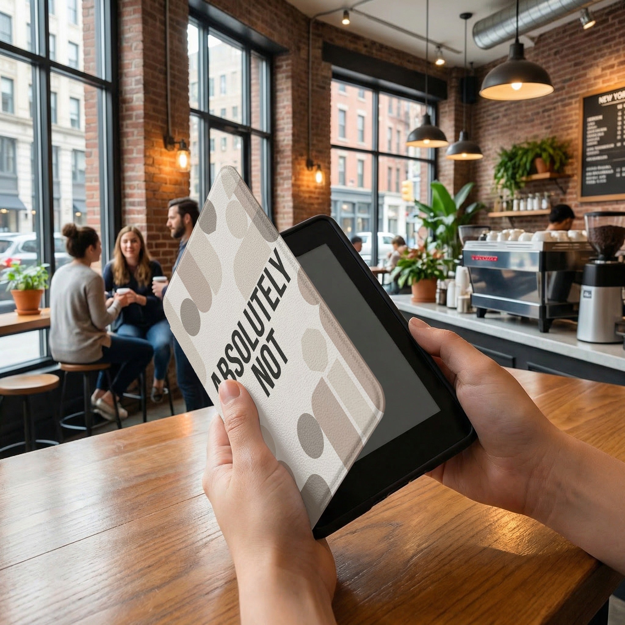 Absolutely Not Sarcastic Kindle Case - Sarcastic Reader Gift