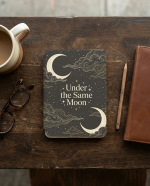 Under the Same Moon Kindle Case — Dual Crescent Romantic