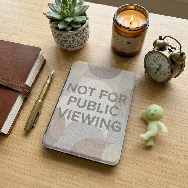 Not for Public Viewing Kindle Case - Fits Paperwhite & Colorsoft - Reader Gift