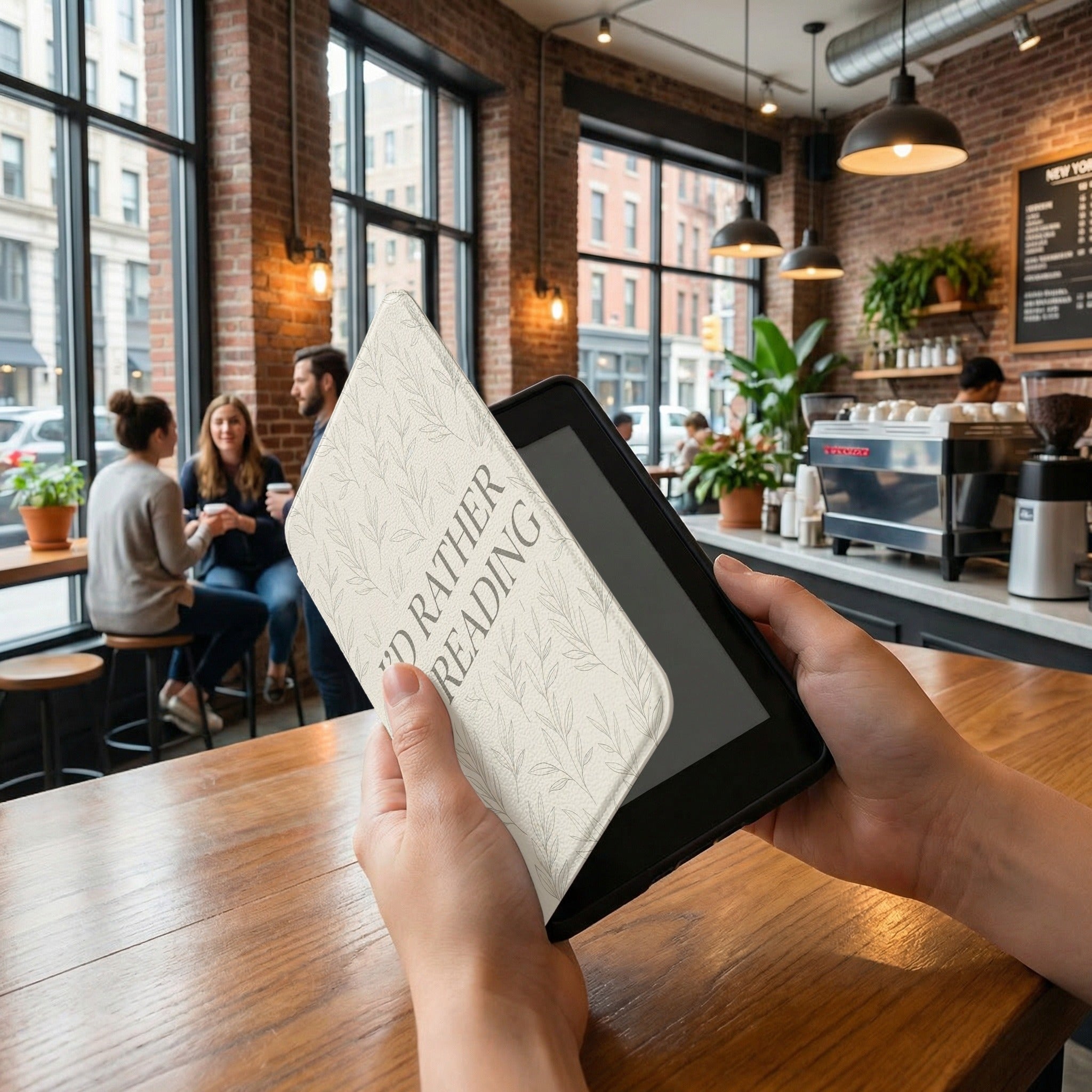 I’d Rather Be Reading Kindle Paperwhite Case - Sarcastic Reader Gift