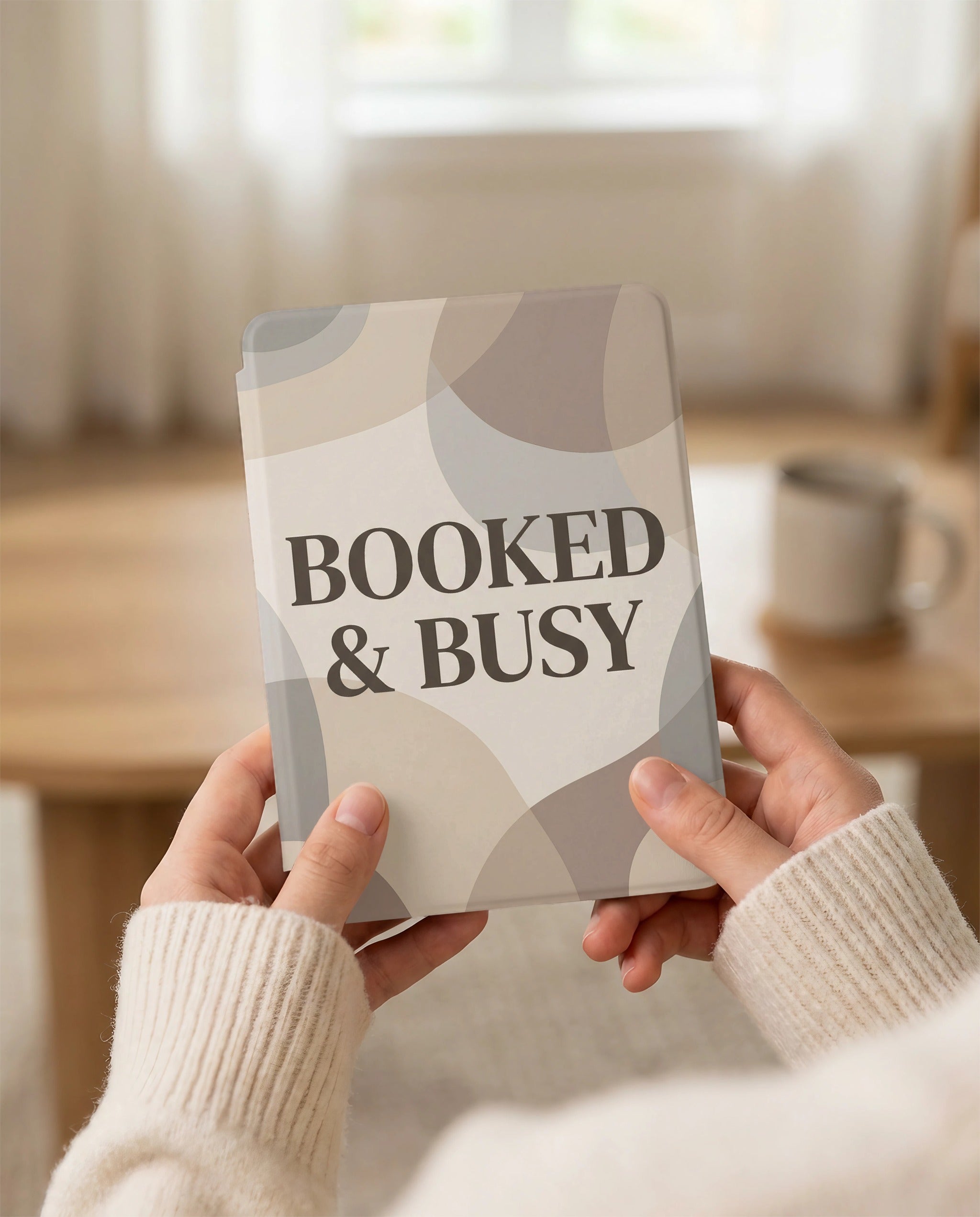 Booked & Busy Sarcastic Kindle Case - Book Lover Reader Gift