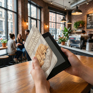 Chief Nap Supervisor Custom Dog Kindle Case — Cozy Personalized Pet Portrait