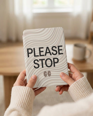 Please Stop Kindle Colorsoft Case - Introvert Book Lover Gift