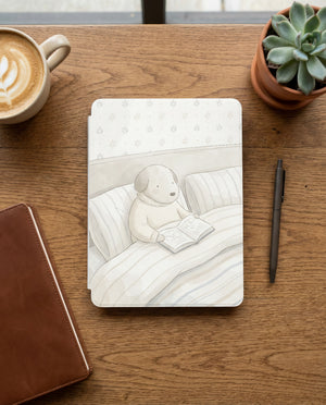Cute Dog Reading Kindle Case — Adorable Gift for Dog Lovers