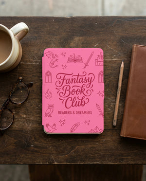 Fantasy Book Club Kindle Colorsoft Case — Readers & Dreamers Dragon Design