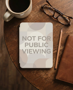 Not for Public Viewing Kindle Case - Fits Paperwhite & Colorsoft - Reader Gift