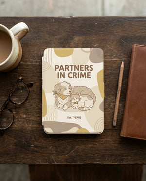 Partners in Crime — Custom Dog & Cat Kindle Case