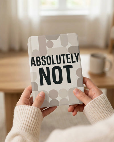 Absolutely Not Statement Minimalist Notebook