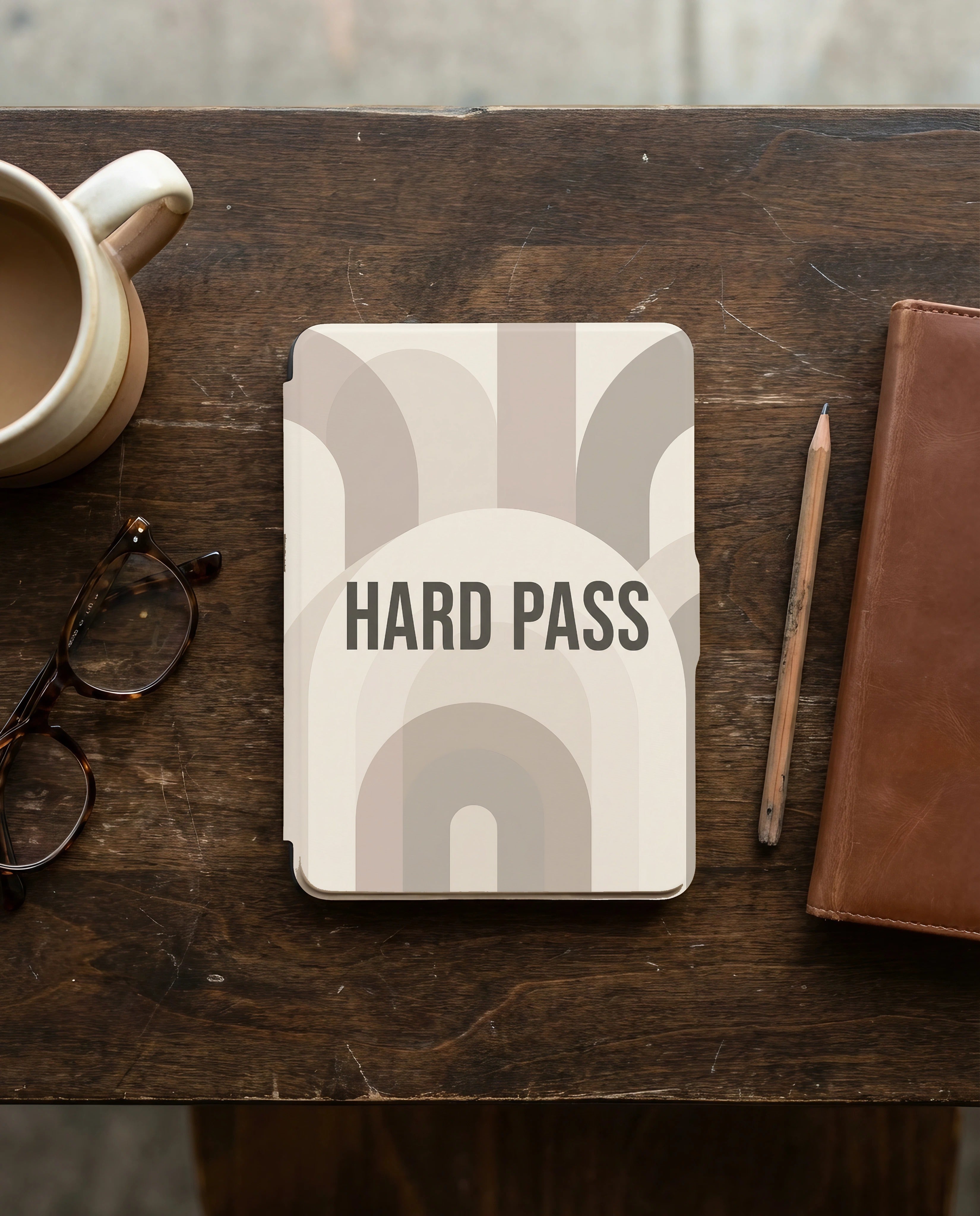 Hard Pass Kindle Paperwhite Case - Sarcastic Reader Gift