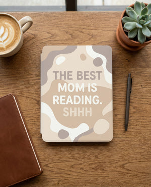 The Best Mom Is Reading Kindle Case - Fits Paperwhite & Colorsoft - Family Gift