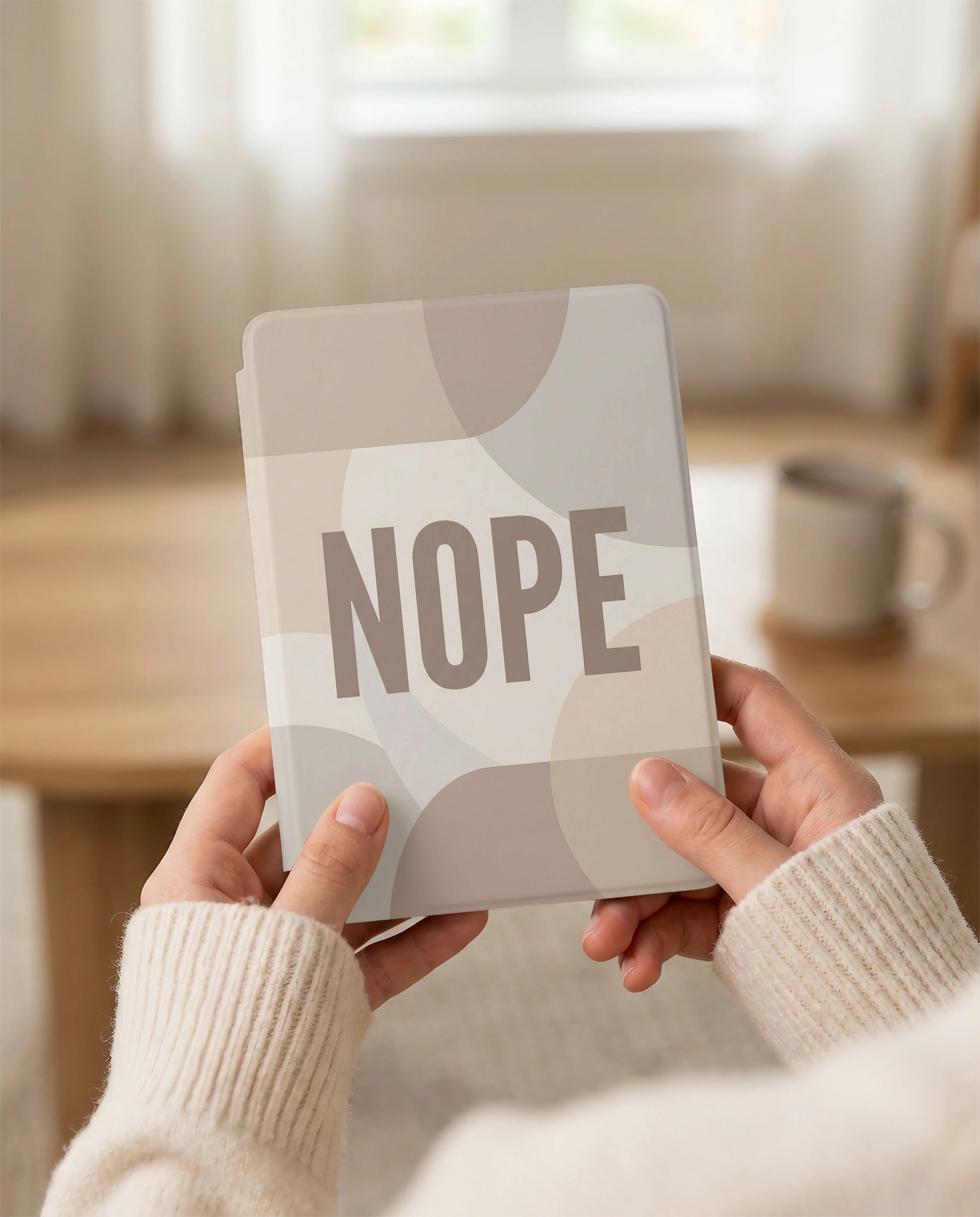 Nope Kindle Paperwhite Case - Sarcastic Reader Gift