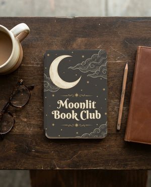 Moonlit Book Club Kindle Colorsoft Case — Community Charcoal Warm