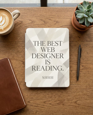 The Best Web Designer Is Reading Sarcastic Kindle Case - Creative Gift
