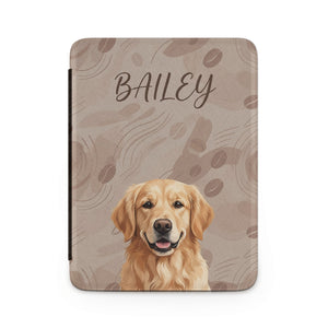 Abstract Personalized Pet Portrait Kindle Paperwhite — Coffee Lovers