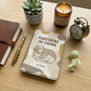 Partners in Crime — Custom Dog & Cat Kindle Case